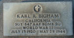 Bigham grave marker