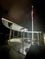 Shade Structure at night